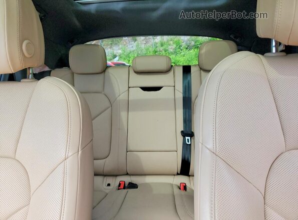 WP1AG2A55SLB42205 2025 PORSCHE MACAN Black Vista de los asientos traseros