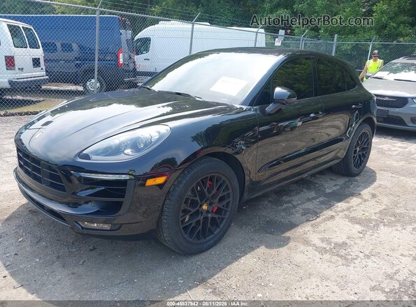 WP1AG2A56JLB61652 2018 PORSCHE MACAN Black Vista tres cuartos delantera izquierda
