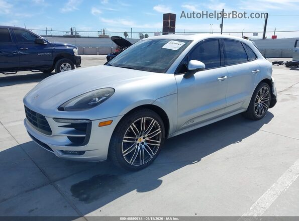 WP1AG2A59HLB53376 2017 PORSCHE MACAN Silver Vista tres cuartos delantera izquierda