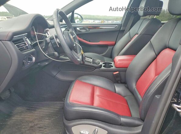 WP1AG2A5XPLB40392 2023 PORSCHE MACAN Black Widok wnętrza z przodu