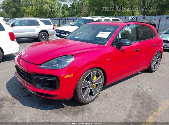 WP1AH2AY8PDA22035 2023 PORSCHE CAYENNE Красный Передняя левая четверть