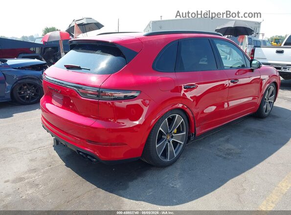 WP1AH2AY8PDA22035 2023 PORSCHE CAYENNE Красный Задняя правая четверть