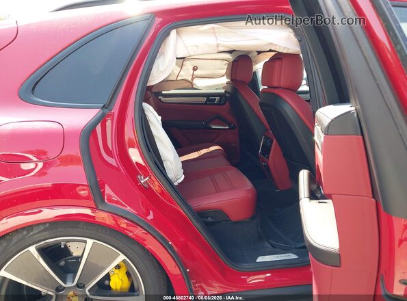 WP1AH2AY8PDA22035 2023 PORSCHE CAYENNE Красный Вид наклейки с VIN-кодом