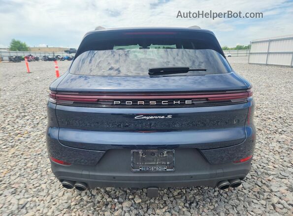 WP1AL2AY8RDA33327 2024 PORSCHE CAYENNE Синий Вид сзади