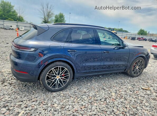 WP1AL2AY8RDA33327 2024 PORSCHE CAYENNE Синий Задняя правая четверть
