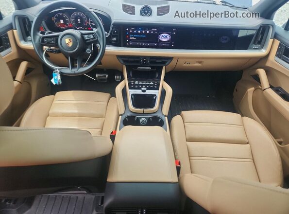 WP1AL2AY8RDA33327 2024 PORSCHE CAYENNE Синий Вид панели приборов