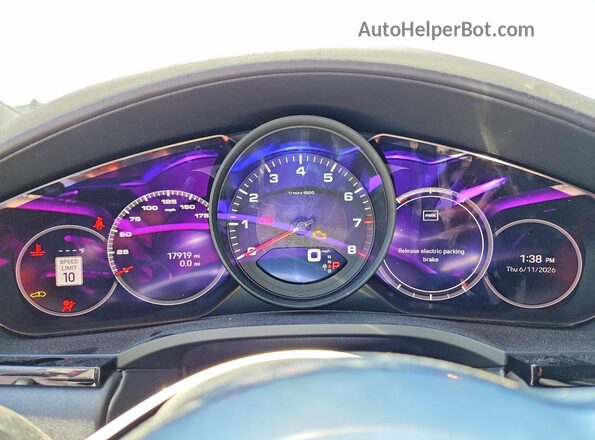 WP1BA2AY2NDA47986 2022 PORSCHE CAYENNE Белый Вид щитка приборов