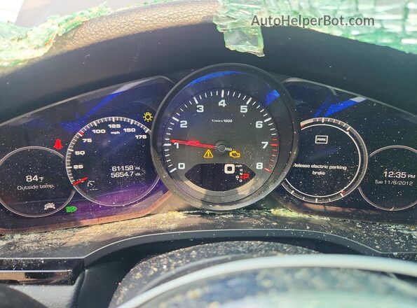 WP1BA2AY4LDA46464 2020 PORSCHE CAYENNE Gray Widok zestawu wskaźników