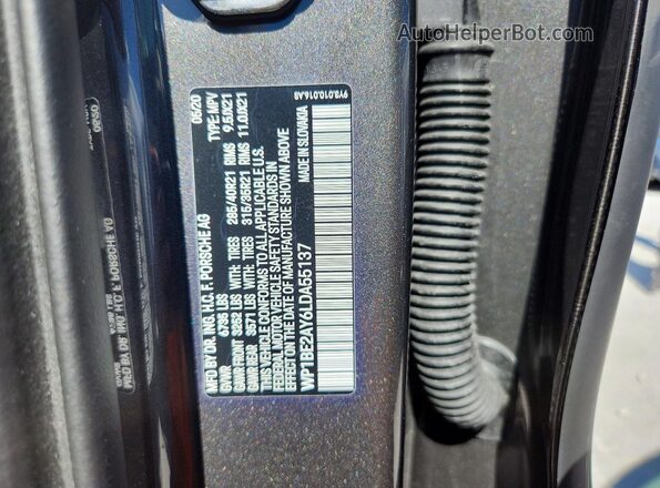WP1BE2AY6LDA55137 2020 PORSCHE CAYENNE Серый Панорамный вид салона 360°