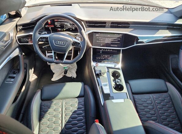 WUA1DBF24SN902754 2025 AUDI RS6 Black წინა პანელის ხედი