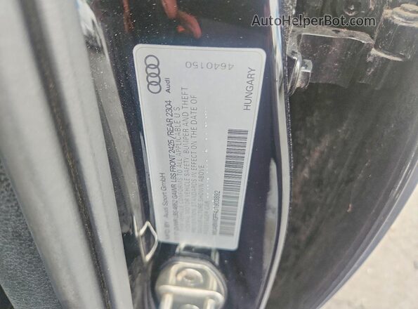 WUABWGFF4J1903892 2018 AUDI RS3 Black VIN կոդի պիտակի տեսք