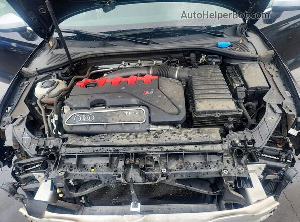 WUABWGFF4J1903892 2018 AUDI RS3 Black Սալոնի հետևի տեսք