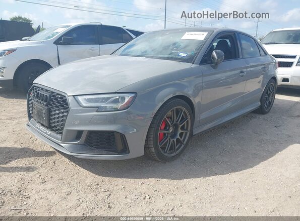 WUABWGFF6J1904221 2018 AUDI RS3 Gray Front left