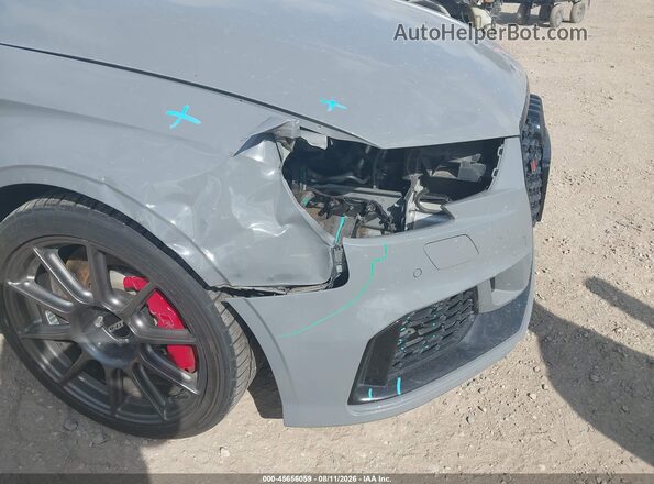 WUABWGFF6J1904221 2018 AUDI RS3 Gray Front view