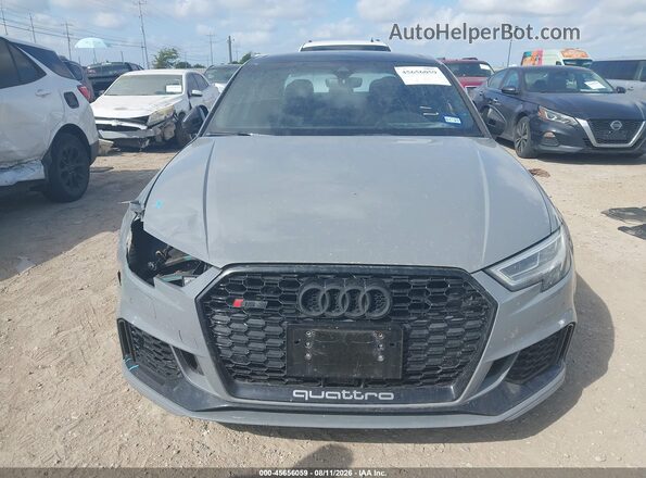 WUABWGFF6J1904221 2018 AUDI RS3 Gray Instrument cluster view