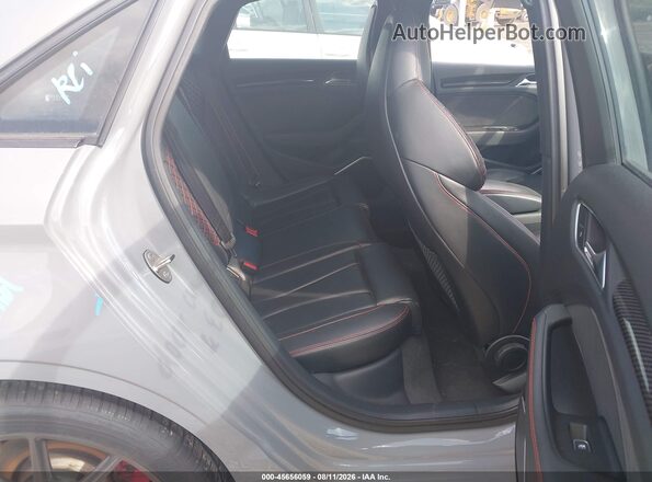 WUABWGFF6J1904221 2018 AUDI RS3 Gray VIN sticker view