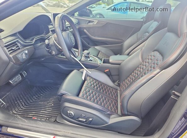 WUAPWAF50KA902444 2019 AUDI RS5 Blue Widok wnętrza z przodu