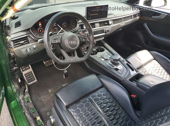 WUAPWAF55KA902908 2019 AUDI RS5 Green Առջևի վահանակի տեսք
