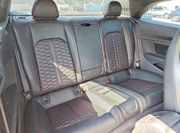 WUAPWAF58JA904263 2018 AUDI RS5 Black Rear seats view