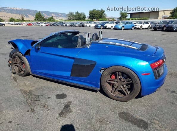WUAVACFX7H7905009 2017 AUDI R8 Blue Tył lewy