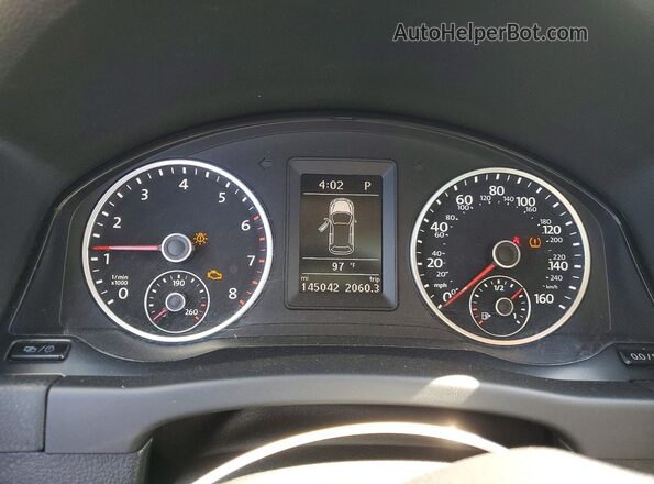WVGAV7AX0GW547606 2016 VOLKSWAGEN TIGUAN White Instrument cluster view