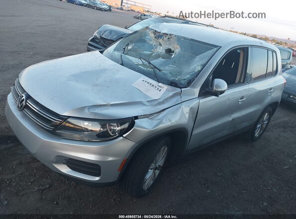 WVGAV7AX0HK053822 2017 VOLKSWAGEN TIGUAN Серый Передняя левая четверть