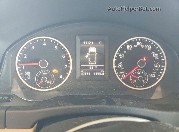 WVGAV7AX1GW052833 2016 VOLKSWAGEN TIGUAN Red Вид щитка приладів