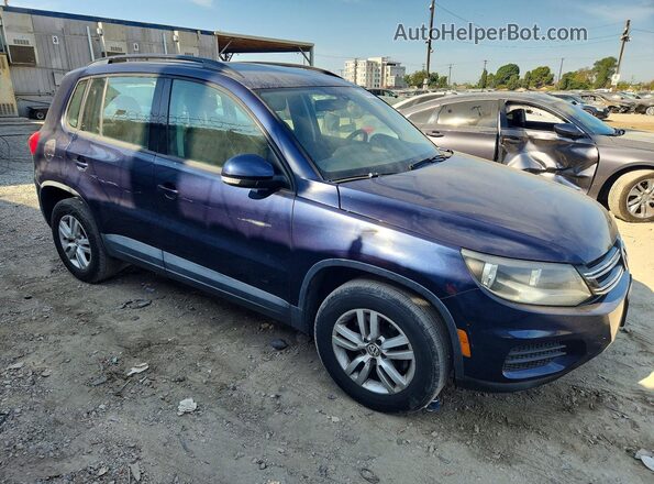 WVGAV7AX1GW547498 2016 VOLKSWAGEN TIGUAN Blue Առջևի աջ