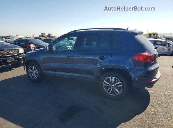 WVGAV7AX1GW577388 2016 VOLKSWAGEN TIGUAN Blue Задня ліва чверть