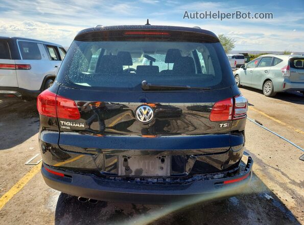 WVGAV7AX1HK053957 2017 VOLKSWAGEN TIGUAN Black Հետևի տեսք