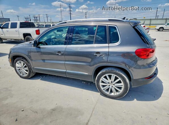 WVGAV7AX2GW523209 2016 VOLKSWAGEN TIGUAN Gray Trasero izquierdo