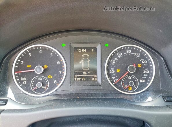 WVGAV7AX2GW553391 2016 VOLKSWAGEN TIGUAN Black Widok zestawu wskaźników