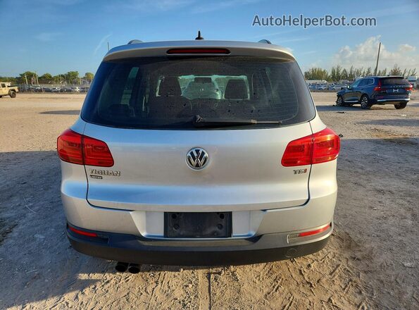 WVGAV7AX2HK044961 2017 VOLKSWAGEN TIGUAN Silver Вид ззаду