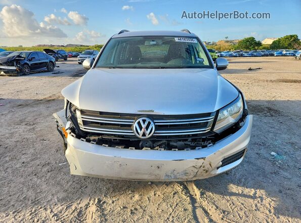 WVGAV7AX2HK044961 2017 VOLKSWAGEN TIGUAN Silver Вид спереду