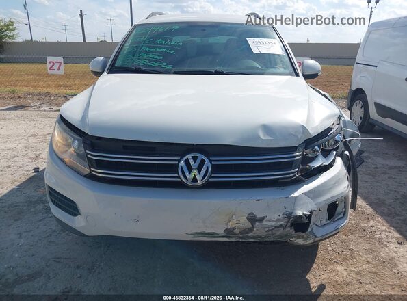 WVGAV7AX2HK046502 2017 VOLKSWAGEN TIGUAN White Instrument cluster view