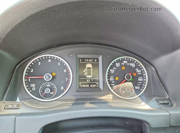 WVGAV7AX3GW511778 2016 VOLKSWAGEN TIGUAN Charcoal Widok zestawu wskaźników