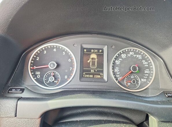 WVGAV7AX3GW596329 2016 VOLKSWAGEN TIGUAN Gray ხელსაწყოთა პანელის ხედი