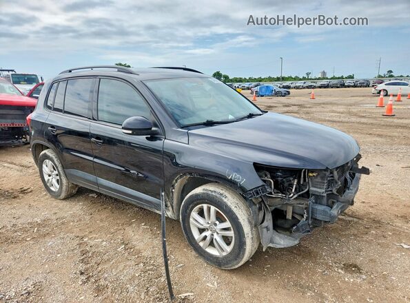 WVGAV7AX3HK000953 2017 VOLKSWAGEN TIGUAN Black Передня права чверть