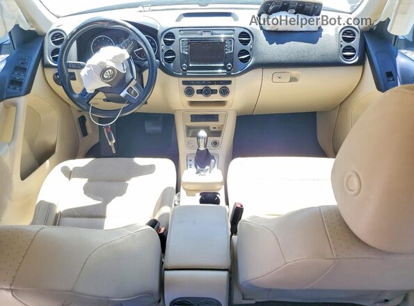 WVGAV7AX3HK033371 2017 VOLKSWAGEN TIGUAN White წინა პანელის ხედი