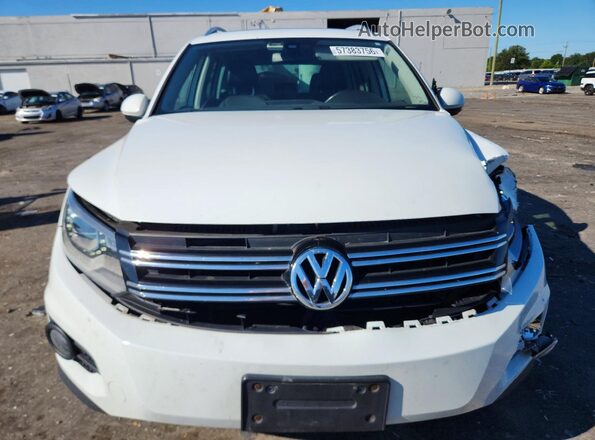 WVGAV7AX4GW513538 2016 VOLKSWAGEN TIGUAN White Вид спереду