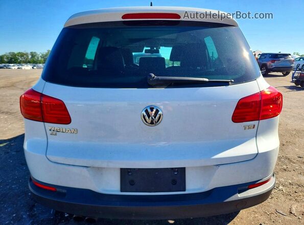 WVGAV7AX4GW513538 2016 VOLKSWAGEN TIGUAN White Вид ззаду
