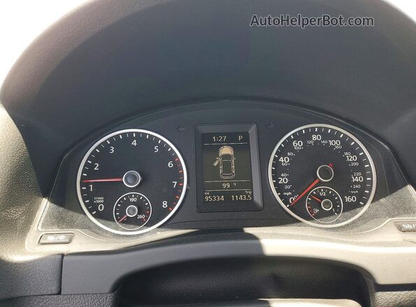 WVGAV7AX4GW520294 2016 VOLKSWAGEN TIGUAN White Instrument cluster view