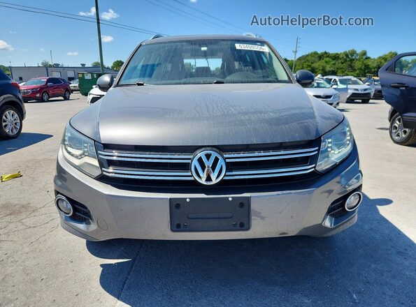 WVGAV7AX4GW522790 2016 VOLKSWAGEN TIGUAN Gray წინა ხედი