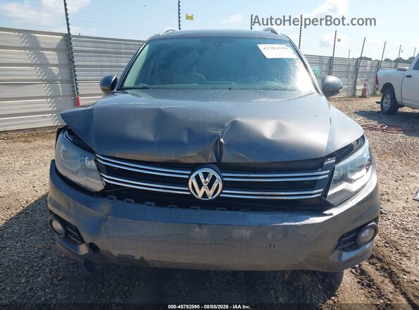 WVGAV7AX4GW542019 2016 VOLKSWAGEN TIGUAN Gray ხელსაწყოთა პანელის ხედი