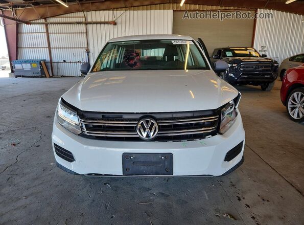 WVGAV7AX4HK055007 2017 VOLKSWAGEN TIGUAN White Front view