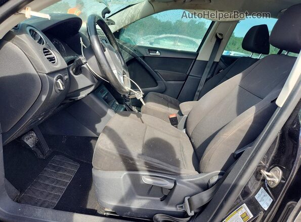 WVGAV7AX4JK006072 2018 VOLKSWAGEN TIGUAN Black Vista interior delantera