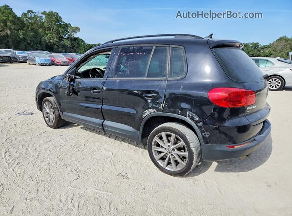 WVGAV7AX4JK006072 2018 VOLKSWAGEN TIGUAN Black Trasero izquierdo