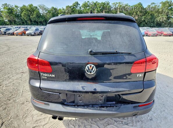 WVGAV7AX4JK006072 2018 VOLKSWAGEN TIGUAN Black Vista trasera