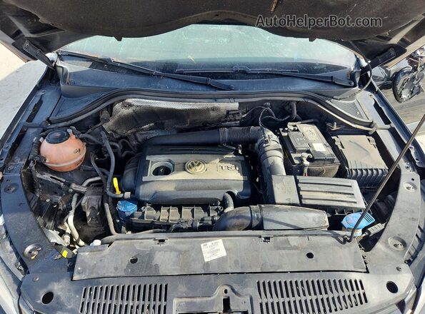 WVGAV7AX4JK006072 2018 VOLKSWAGEN TIGUAN Black Vista del compartimento del motor