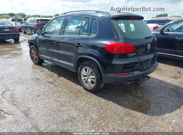 WVGAV7AX5GW580861 2016 VOLKSWAGEN TIGUAN Black უკანა მარცხენა